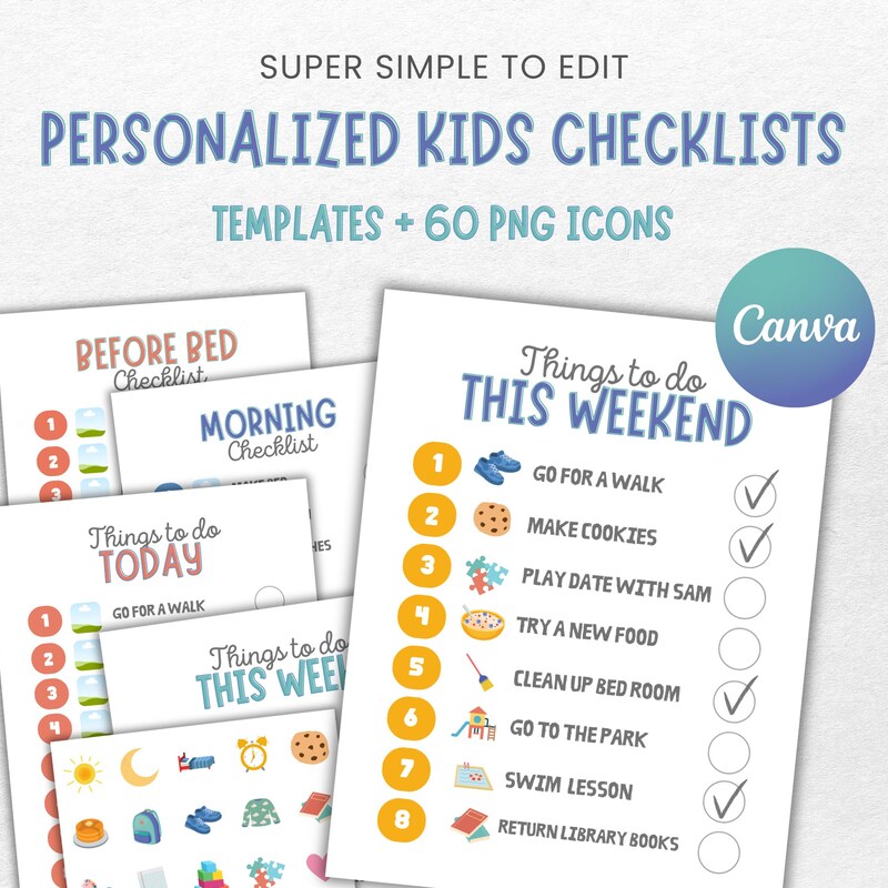 Am Pm Checklist - Etsy