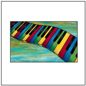 Reggae Stained Glass Panel PATTERN
