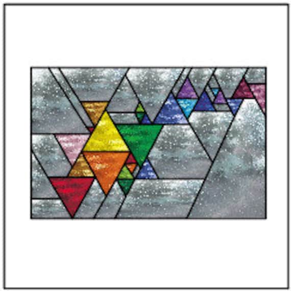 Making a Rainbow-stained Glass Pattern - Etsy