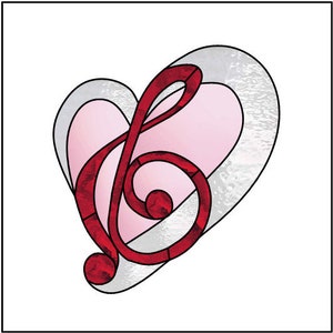 Music of My Heart Suncatcher Pattern