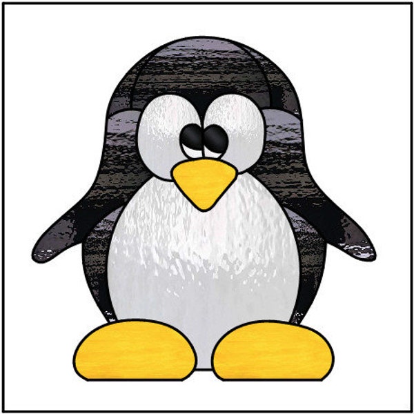 Polly Penguin Suncatcher PATTERN