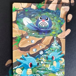Pokemon-Kartenmalerei auf Anfrage