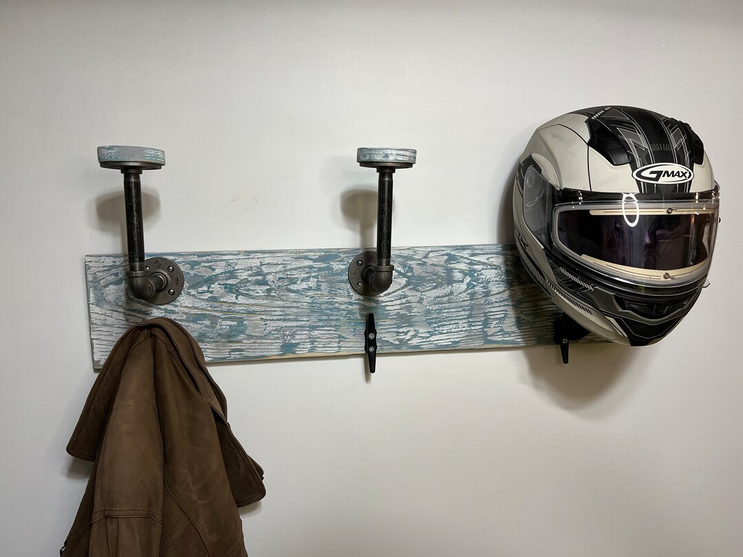 Motorcycle Helmet Rack Motorcycle Gear Coat Rack Beach Etsy