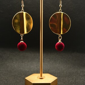 Gold Bubble Earrings