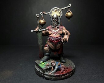 Archvillain's Executioner Miniature - Printed 80mm Tall Figurine