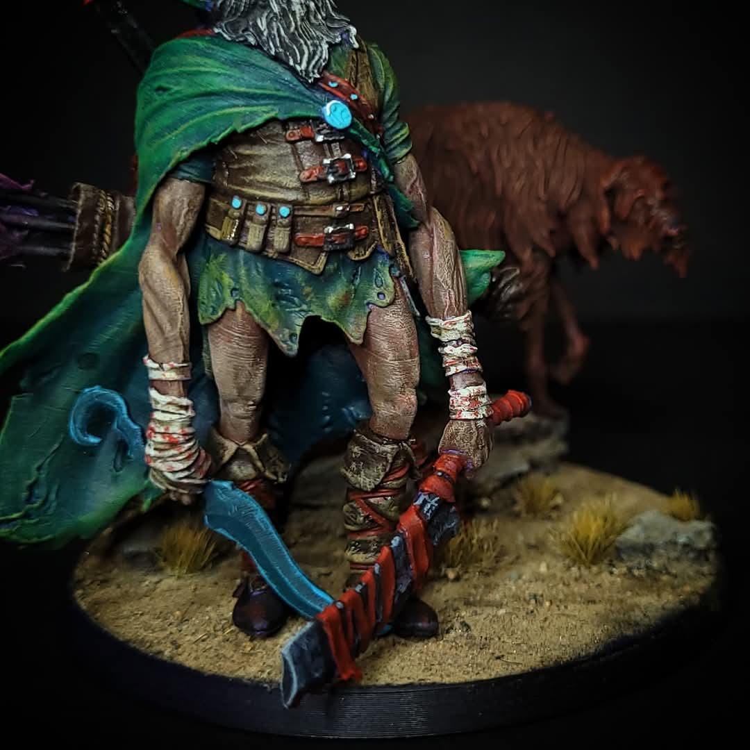 Bestiarum - Huntsman and Hound - Custom Base - Etsy