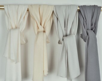 UNISEX MERINO SCARF Light and Soft Washable Functional unisex wool neckwear/ Essentiall winter accessory/ Valentines day gift idea