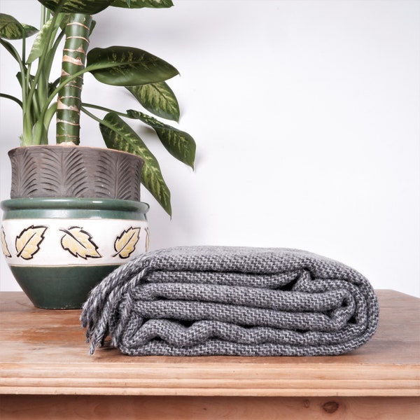Warm Wool Blanket Etsy
