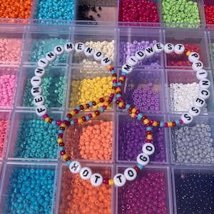 Chappell Roan Inspired Beaded Bracelet: Midwest Princess Friendship Jewelry