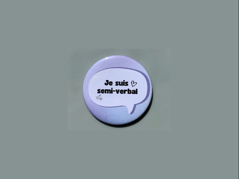 Badge à épingle pour sensibilisation handicap invisible ou maladie invisible santé mentale neuroatypie image 5