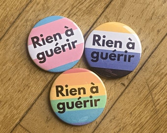 Badge à épingle pour sensibilisation LGBT - Queer - Pride