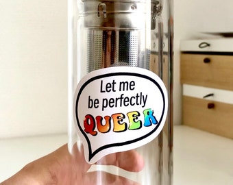 Queer LGBT Pride pun sticker