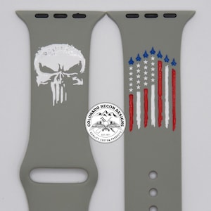 Punisher apple watch band top