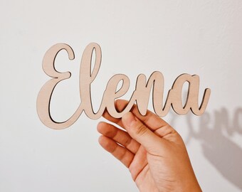 Name plate wood | Door sign children's room | personalized wall decoration