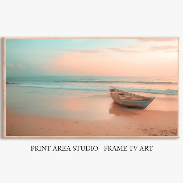 Coastal Vintage Art | Samsung Frame TV | Premium Digital Download