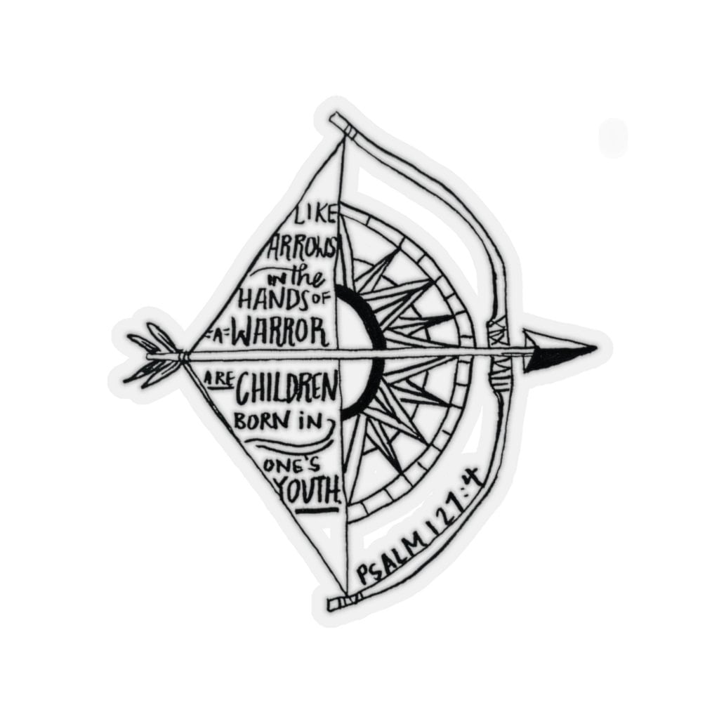 Children Are Arrows, Bible Verse Vinyl Sticker, Psalm 127:3-5 Bible ...