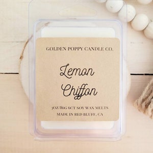 Lemon Wax Melts, Lemon Pound Cake, Wax Melts for Warmer, Food Wax Melts, Dessert Melts, Lemon Lover Melts
