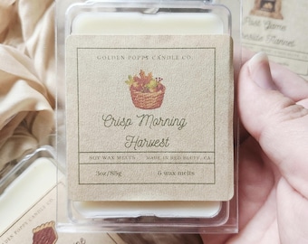 Bakery Scented Wax Melts: Apple Cider Donuts, Chai Latte