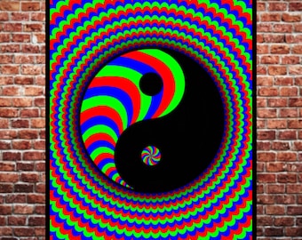 TRIPPY YING YANG - Digital Download (Print Yourself!!)
