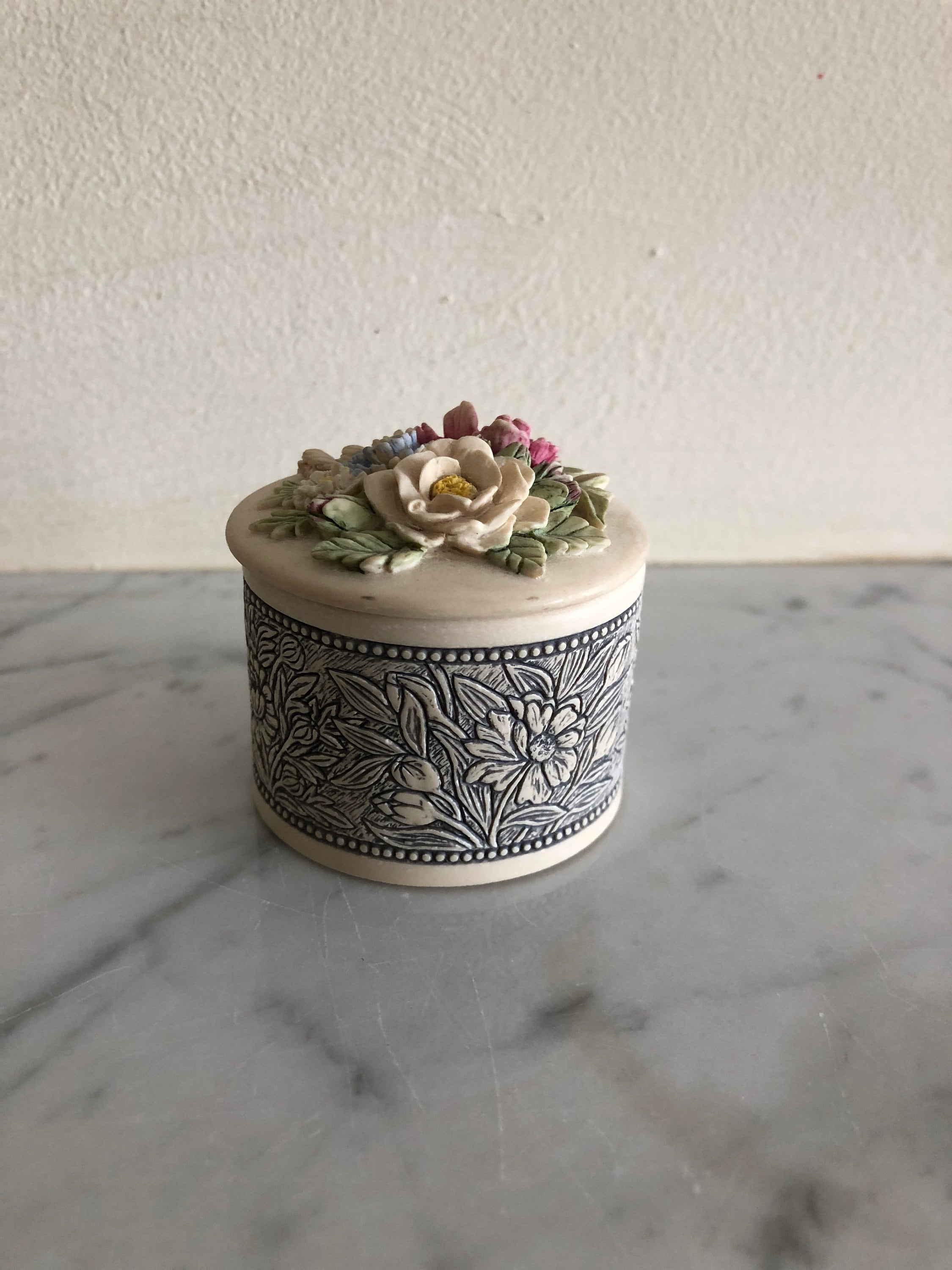 Floral Trinket Box Floral Trinket Box