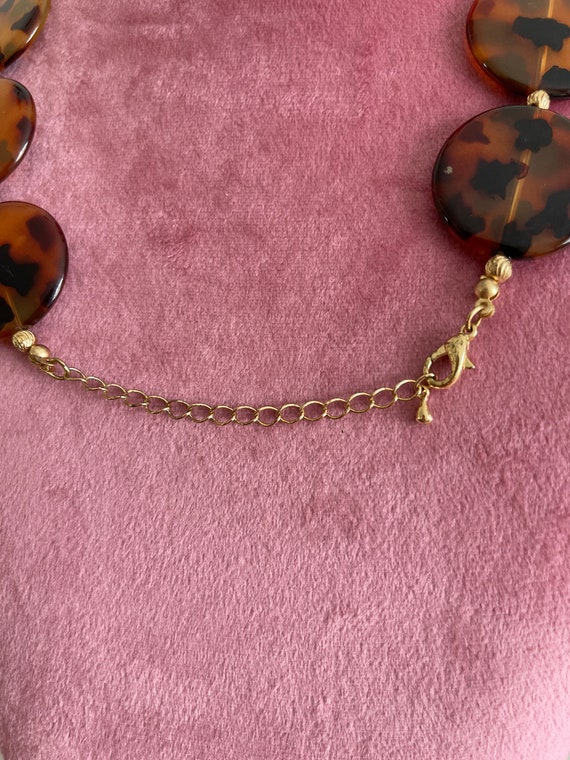 ヴィンテージフェイクべっ甲ネックレス＆イヤリングセット - Etsy 日本