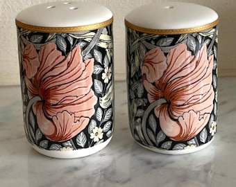 William Morris Pimpernel Design Salt and Pepper Set