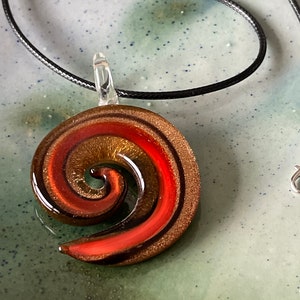 Murano Glass Pendant , Art Glass Pendant , Venetian Glass Jewellery