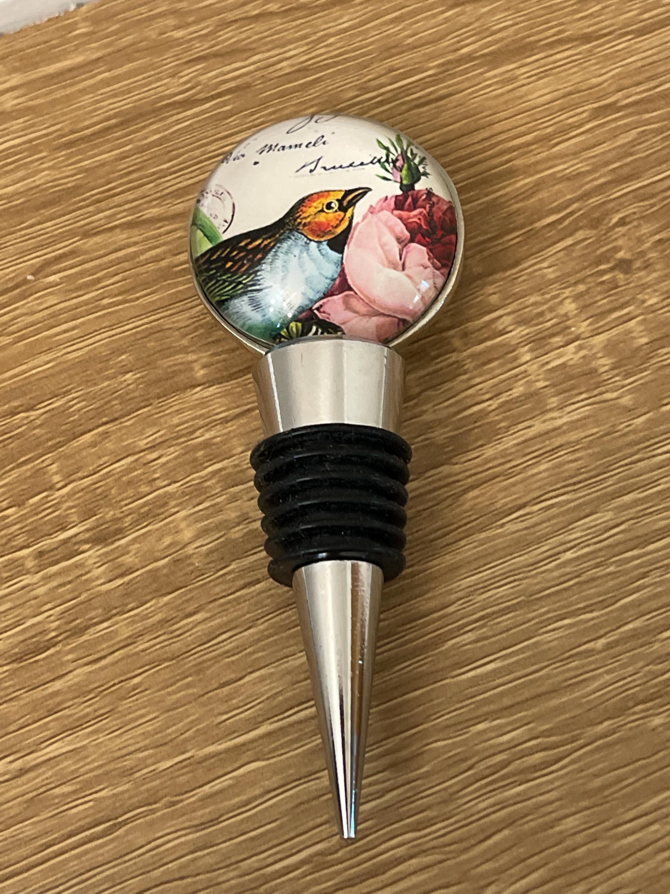 Glass Wine Bottle Stopper,