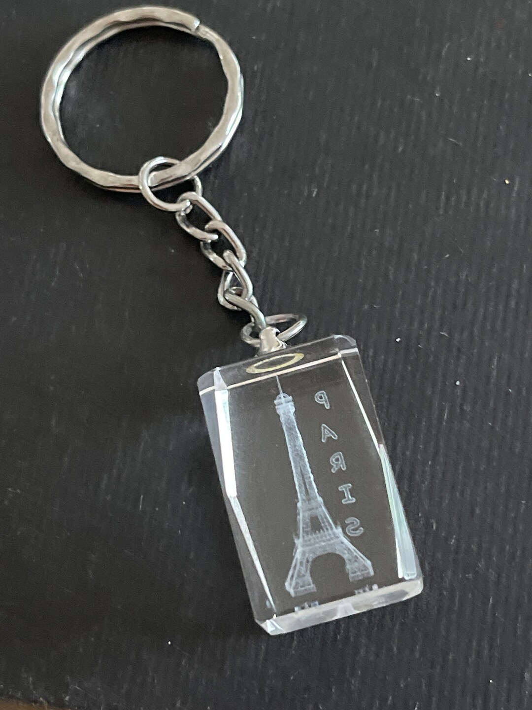 Vintage Eiffel Tower 3D Keyring Eiffel Tower and Paris Etsy