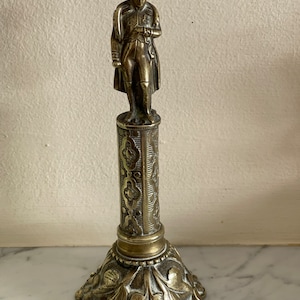 Antique Ornate Napoleon Bonparte Brass Bell.