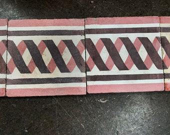 Lot of 25_Reclaimed Greek Border Tiles