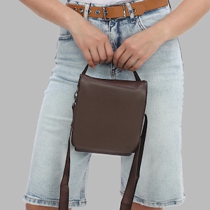 PERSONALIZED WOMEN BAG - Crossbody Bag - Vegan Leather Bag - Schultertasche - Satchel Bag - Messenger Bag - Kleine Tasche für Sie