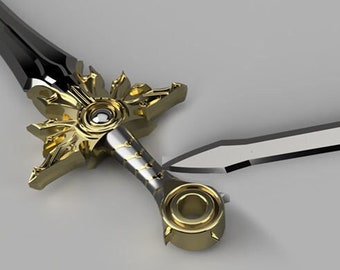 Tyrael's El'druin sword from Diablo 3D model