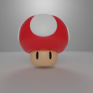 Mario Powerup 3D model STL v2 to print