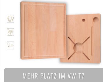 Schneidebrett groß für VW T7 California Camper maßgefertigtes Brettle Made in Germany
