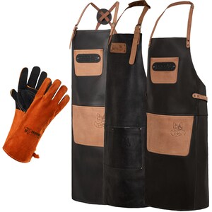 apron and glove