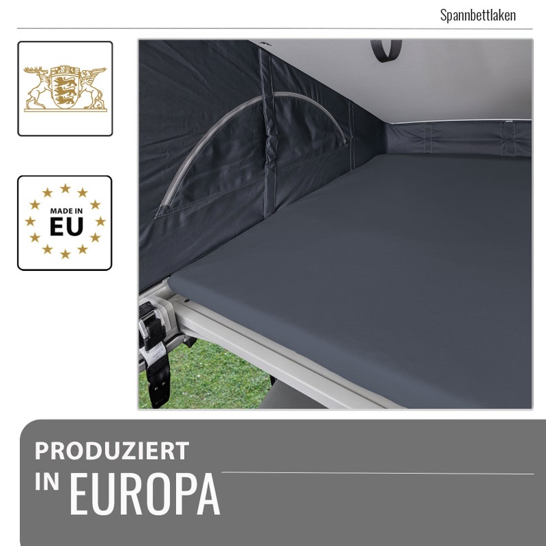 Drap housse VW T6/T5 California toit ouvrant 2 parties / Toit relevable 2 parties OEKO-TEX® image 5