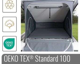 Fitted sheet VW T6/T5 California pop-up roof 2 parts / Pop Up Roof 2 parts OEKO-TEX® in Grey Camper