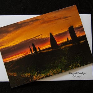 Ring of Brodgar Greeting Card // Gift Cards // Scottish Note Cards //Orkney - Highlands Scotland // Blank Cards