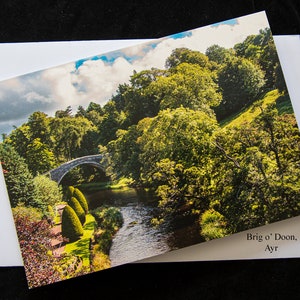 Brig O&#39; Doon Greeting Card // Gift Cards // Scottish Note Cards // Ayrshire Scotland // Blank Cards
