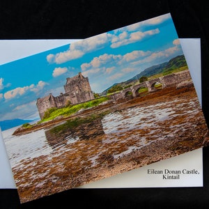 Eilean Donan Castle Greeting Card // Gift Cards // Scottish Highlands // Scotland Note Cards // Blank Cards