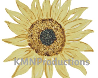 sunflower png, watercolor, sunflower, mug design, T-shirt design, png for sublimation, png for waterslide, png for stickers, png for decals