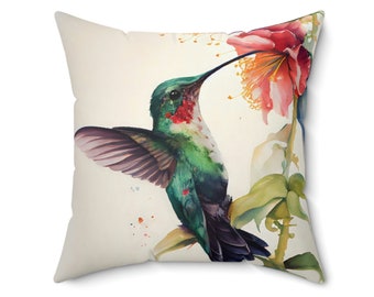 Sofa Bed Decorative Pillow Hummingbird Home Decor, Hummingbird Home Decor Decorative Sofa Bed Pillow, Home Decor Hummingbird Gift