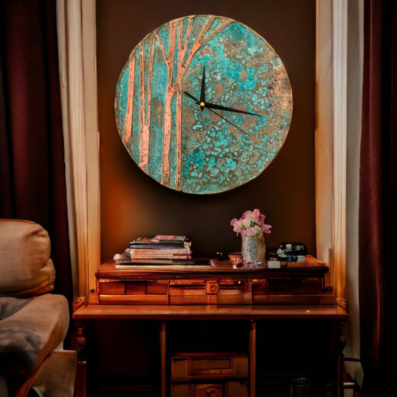 Oversized Wall Clock | Large Wall Clock | Farmhouse Rustic Wall Clock ...