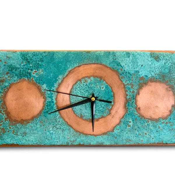 Copper Clock Etsy