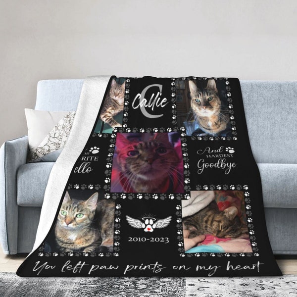 Custom Cat Blanket Etsy