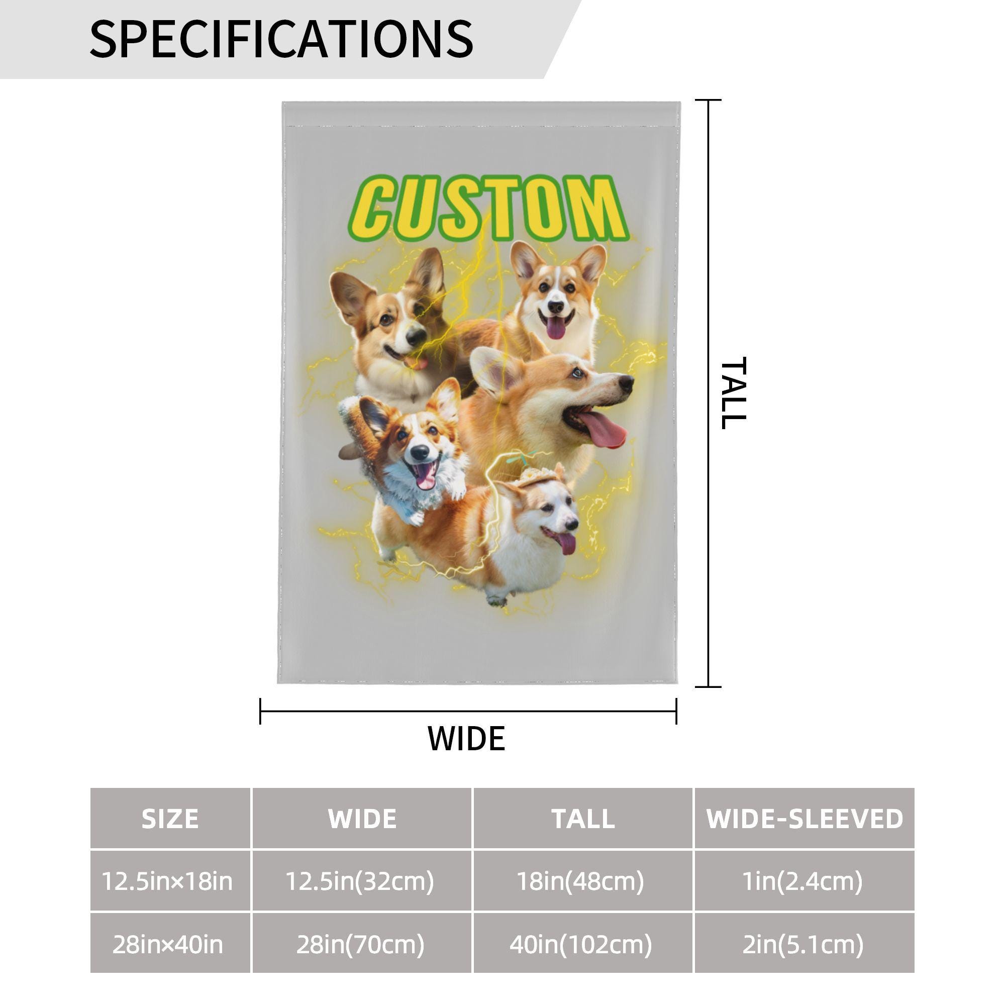 Fall Autumn Woodland Dog Garden Flag, Yellow Leaves