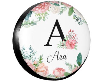 Personalized Tire Cover: Custom Name, Waterproof Wheel Protector