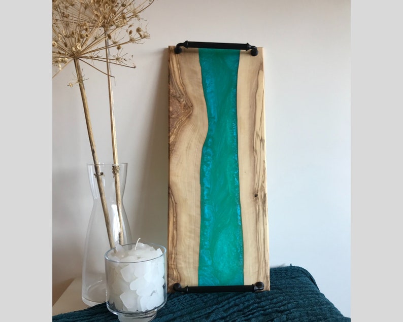 Personalized Serving Tray With Handles Cheese Tray Olive Etsy