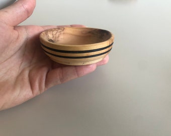 Mini Wooden Bowl, Handmade Turn Wood Bowls, Small Prep Bowls, Prep Bowl